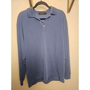 Bugatchi Men's Modal Long Sleeve Polo